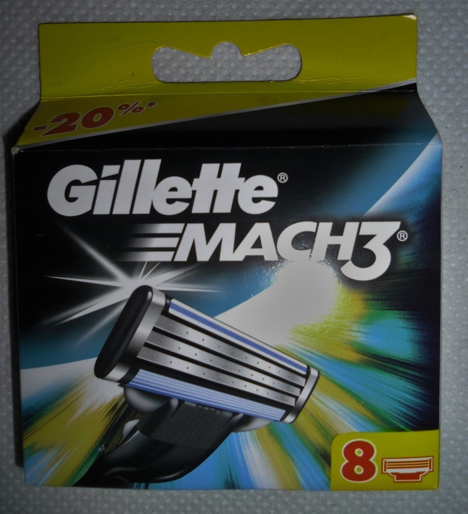 Фото gillette mach3