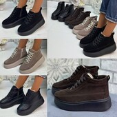 Зимові черевики! Новинки 2025! Швидка відправка! Натуральна шкіра, замша