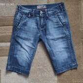 Собирай лоты) экономь на доставке) Стильные джинсовые шорты капри М