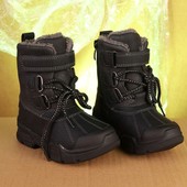 Бомбезные зимние ботинки с защитой от сбивания носка, теплющие!