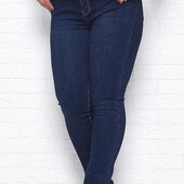 Женские теплые джинсы на плотном флисе. Размер 32