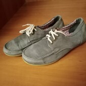 Нубуковые туфли 34р