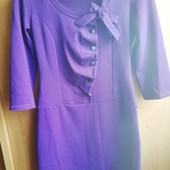 Чудесное платье!! Р44-46. Цвет темно фиолетовый