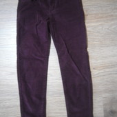 Новые! Фирменные мягкие джинсы-бархат, стрейчевые,, рост 116. Цвет гнилая вишня.