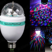 Светодиодная лампа LED full color rotating lamp