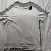 Набор 2 шт базовых мужских футболок livergy, размер xl, белая и серая