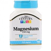 Магний 21st Century, 250 mg, 110 таблеток