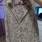 блуза леопардовая