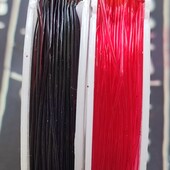 2 бобины шнур-резинка для плетения бус, брастов, брошек и других украшений, цвет как на фото