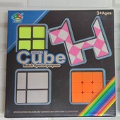 Набор головоломок FanXin 4 в 1 кубик Рубика Подарочный набор