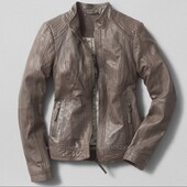 Гіпоалергенна куртка з натуральної шкіри ягня, Tchibo(Німеччина), розмір наш: 52-54 (46 євро)