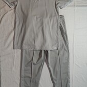Чоловічий костюм, футболка і штани boohooman, розмір l, сірий