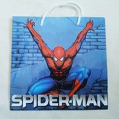 Подарочный пакет Человек паук размер 22.5*23*10 см