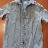 River island Джинсовая рубашка для девочки на 7-8лет, на рост 128