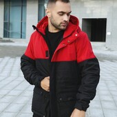 Демисезонная Куртка Waterproof Intruder (красно - черный)