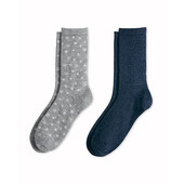 ♕Лот 2 пари♕ М'які шкарпетки з додаванням вовни tcm Tchibo (Німеччина), розміри: 35/38