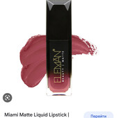 Новая шикарная матовая помада miami matte liquid lipstick