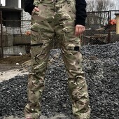 Теплі жіночі військові штани фірмові Intruder мультиками на мікрофлісі