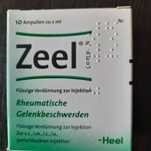 Zeel t, 10 ампул, Комплексний гомеопатичний препарат.