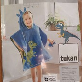 Качественное полотенце пончо Tukan Германия, 60*120