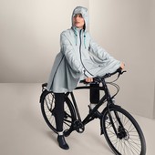 ☘ Універсальний вологозахисний плащ-пончо ідеально для велосипедистів, Tchibo, розмір 50-54(44 євро)