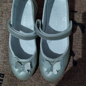 Туфельки серебрянные, размер 35