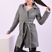 Стильне кашемірове пальто ,якість супер р 44