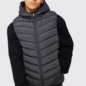 ♤Boohoo man Стеганая жилетка♤ пог - 56 см