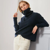 ♕ Стильний светр в стилі Troyer, темно-синій від Tchibo (Німеччина), р. наші: 44-46(36/38 євро)нюанс