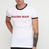 Чоловіча біла футболка з малюнком H&M