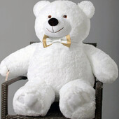 ❄️✨ М'яка іграшка плюшевий ведмедик Білий 110 см