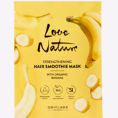 Зміцнювальна маска-смузі для волосся з органічним бананом Love Nature 43661