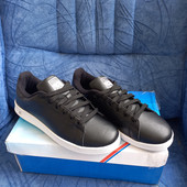 Кросівки жіночі шкіряні чорні adidas stan smith