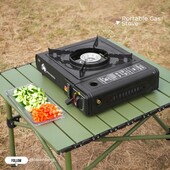 Портативная туристическая газовая плита с пьезоподжигом Happy Home