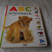 азбука животных. учим французский язык. толстые картонные глянцевые страницы.