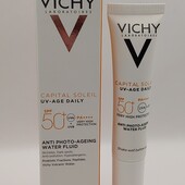 Vichy, солнцезащитный невесомый флюид против признаков фотостарения кожи лица, SPF50+, 15 мл