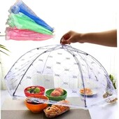 Складной зонтик сетка антимоскитный для защиты пищи от насекомых