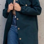 Шикарнейшее женское пальто рубашка Украина кашемир размер 1