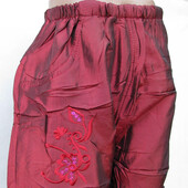 Зимові плотні теплі штани плащівка на флісі з узорами для дівчаток 2-7 років Гарної якостіРекомендую