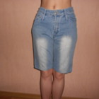 Шорты, джинсовые, наш 42,44 размер, евр.36,38,S,XS, 100% хлопок