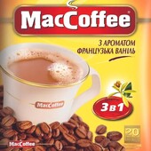 Maccofee 3 в 1 Французька ваніль 20 пакетів