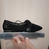 женские туфельки с камешками,очень красивые и нежные р. 36 23,3 см стелька