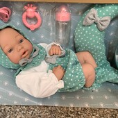 Деталізована лялька - новороджена дитина pure baby, 35 см. із аксесуарами !!!!Європейська якість!!!