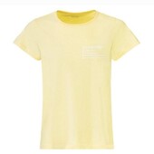 Жіноча футболка, футболка принтом, жовта футболка з бавовни, euro S 36/38, esmara, німеччина