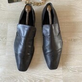 Кожаные черные туфли cesare paciotti