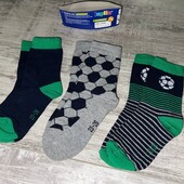Шкарпетки на хлопчика 3 пари lupilu німеччина розмір 23-26 на 2-4 роки.