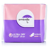 Прокладки 20 шт. гигиенические женские Ombrello Ultra Dry Normal