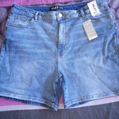 Стильные джинсовые шорты George, размер наш 54-56(20 евро)