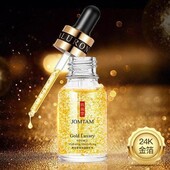 Сыворотка уменьшающая поры с частичками золота jomtam gold luxury essence (15мл). новая