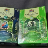 Чай Farid Tea 100g - чорний/зелений цейлонський крупнолистовий чай без добавок 100 г. Лот 1 на вибір